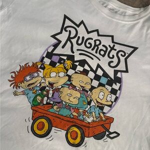 Rugrats Men’s XL White Vintage Graphic Tee